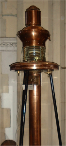 Markers at needed at sea to guide ships to harbour and warn of rocks, shallows and other dangers. All attempts of using a light failed, until this invention. See the drawings of its internal