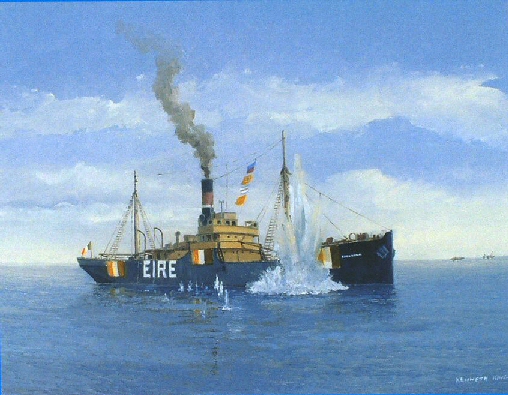 Sunk by U-Boat U-46 gunfire in North Atlantic, 4th September 1940