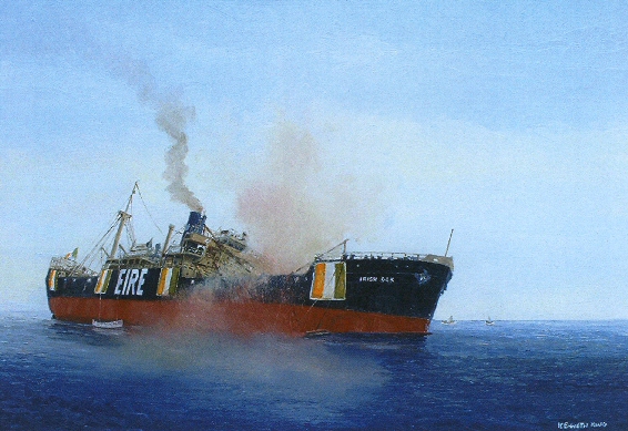 Sunk by U-Boat U-607 in North Atlantic, 15th May 1943 Crew rescued by S.S. IRISH PLANE