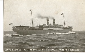 Starboard View of the SS Principe di Piemonte