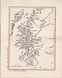 Page from Cruise brochure showing the sights.