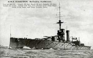 post card of audacious